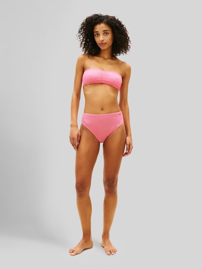 Tommy Hilfiger Bandeau-Bikini-Oberteil mit Logo-Stitching Rosa 1