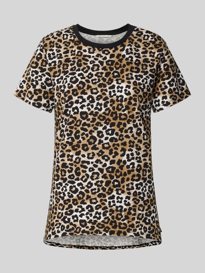 Tom Tailor Denim Regular Fit T-Shirt aus reiner Baumwolle Beige 2