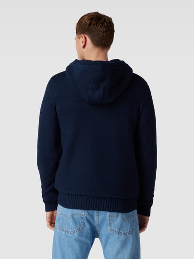 Blend Strickjacke mit Kapuze und Reißverschluss Dunkelblau 5
