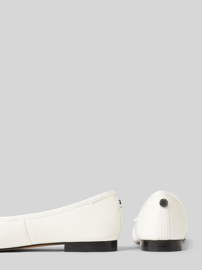 Steve Madden Leren ballerina's met strikdetail, model 'ELLISON' Offwhite - 2