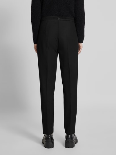 Raffaello Rossi Slim fit stoffen broek in verkorte pasvorm, model 'DORO' Zwart - 5