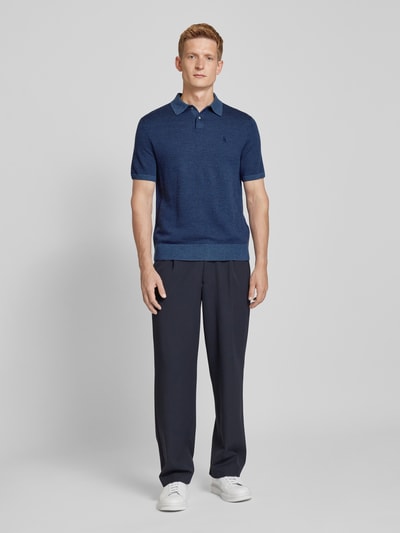 Polo Ralph Lauren Poloshirt in Strick-Optik Marine 1