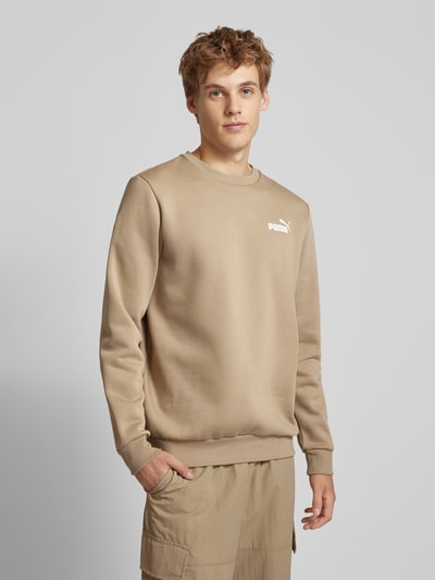 PUMA PERFORMANCE Sweatshirt mit Rundhalsausschnitt Beige 4