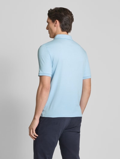 HECHTER PARIS Poloshirt mit kurzer Knopfleiste Hellblau 5