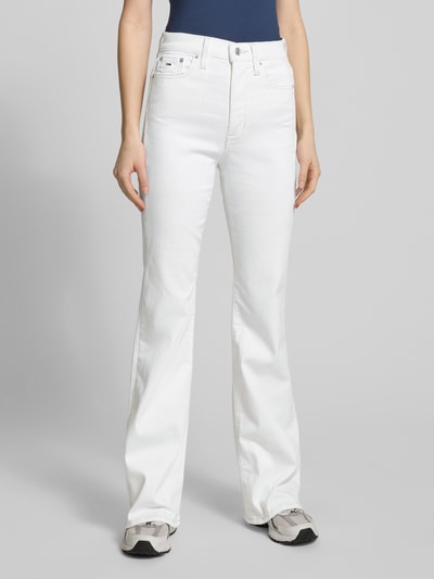 Tommy Jeans Flared Jeans im 5-Pocket-Design Modell 'SYLVIA' Offwhite 4