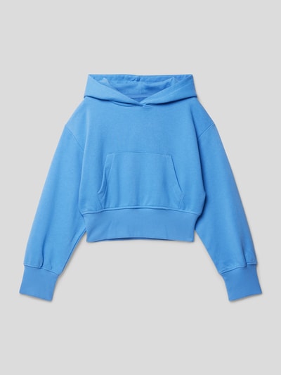 Tom Tailor Korte hoodie met kangoeroezak Blauw - 1