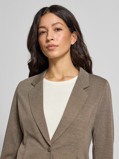 FREE/QUENT Blazer mit Reverskragen Modell 'NANNI' Taupe 3