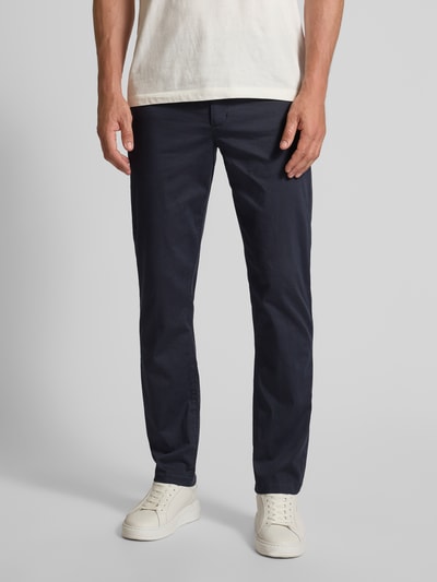 Tommy Hilfiger Straight fit chino van katoenmix Donkerblauw - 4