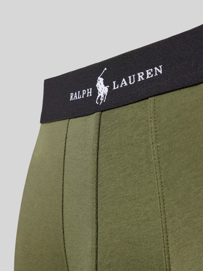 Polo Ralph Lauren Underwear Trunks mit Label-Bund im 3er-Pack Oliv 2