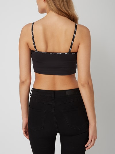 Levi's® Crop Top mit Spaghettiträgern  Black 5