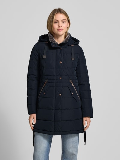 Gil Bret Steppmantel mit Stehkragen und Reißverschlusstaschen Dunkelblau 4