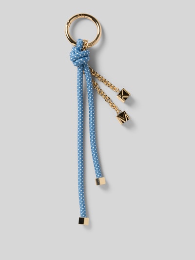 MICHAEL Michael Kors Zawieszka do torebki z aplikacjami z logo model ‘CHARMS NOVELTY’ Niebieski 1