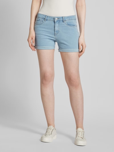 Vero Moda Szorty jeansowe z wpuszczanymi kieszeniami model ‘LUNA’ Jeansowy niebieski 4