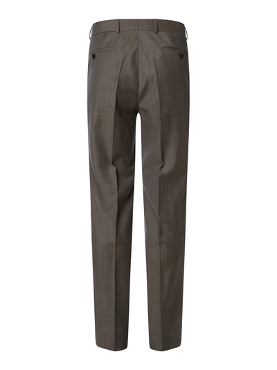 Carl Gross Pantalon van scheerwol, model 'Stevenson' Steengrijs - 3