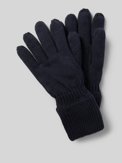camel active Rękawiczki z prążkowanym wykończeniem Granatowy 1