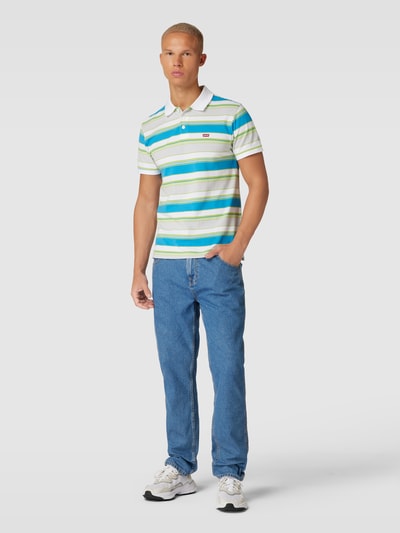 Levi's® Koszulka polo w paski Jasnoszary 1