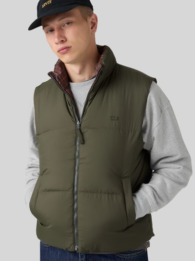 Levi's® Kamizelka o kroju regular fit z funkcją dwustronną Oliwkowy 3
