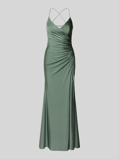 Mascara Abendkleid mit Raffungen Schilf 2