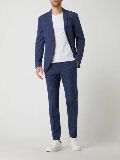 SELECTED HOMME Slim fit pantalon met stretch, model 'Kyle' Donkerblauw - 1