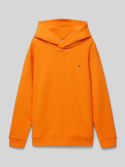 Tommy Hilfiger Teens Hoodie mit Logo-Stitching Modell 'TIMELESS' Orange 1