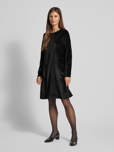 Christian Berg Woman Minikleid mit Effektgarn Black 1