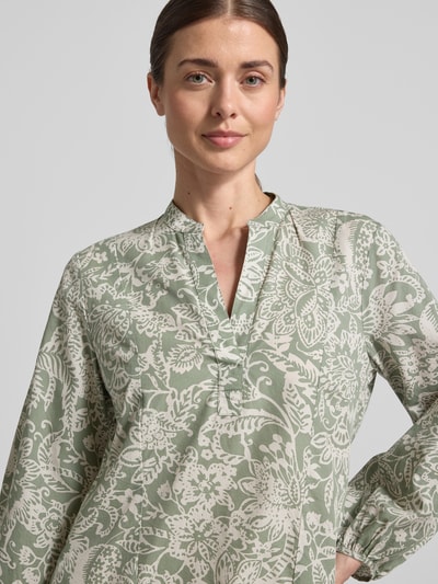 Marc O'Polo Loose Fit Sommerkleid aus Baumwoll-Lyocell-Mix Hellgruen 3