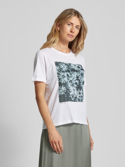 Marc O'Polo T-Shirt mit Statement-Print Offwhite 4