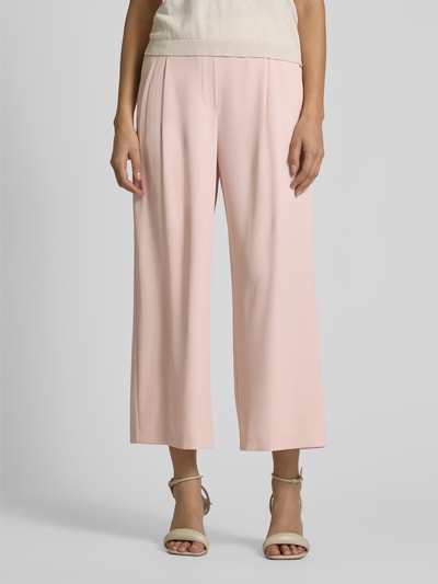 Jake*s Collection Wide leg culotte met bandplooien Rosé - 4