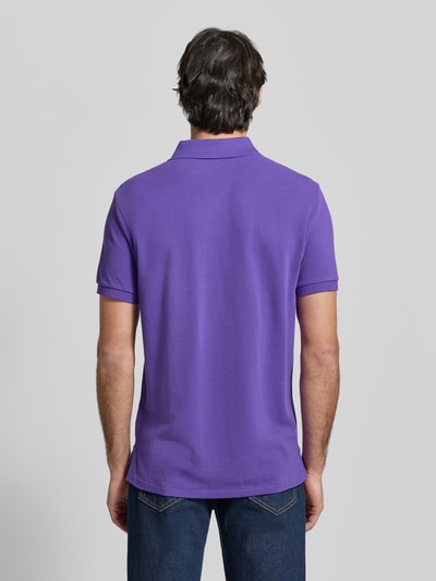 Polo Ralph Lauren Regular Fit Poloshirt aus reiner Baumwolle Violett 5