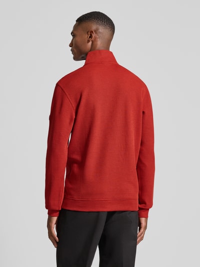 Lerros Sweatshirt met opstaande kraag, model 'SELANIK' Rood - 5