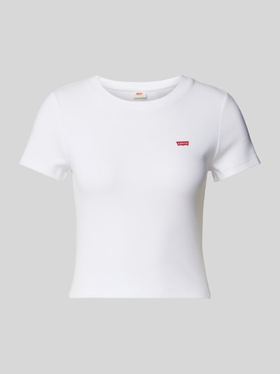 Levi's® Slim Fit T-Shirt mit Label-Patch Weiss 2