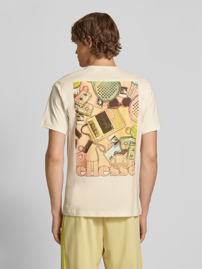Ellesse T-shirt met statementprint, model 'MEMORALIA' Offwhite - 5