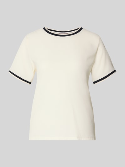Christian Berg Woman Selection Regular fit Blouse met korte mouwen met ronde hals Ecru - 2