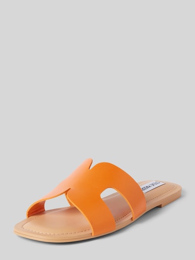 Steve Madden Slides mit breiter Schaftbrücke Modell 'ZARNIA' Orange 1