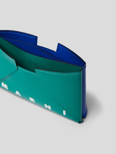 Marni Portemonnaie im Colour-Blocking-Design Grün 3
