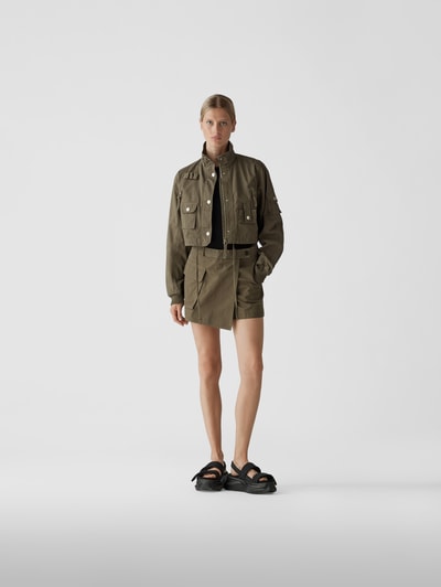 Helmut Lang Shorts mit Wickel-Optik Khaki 1