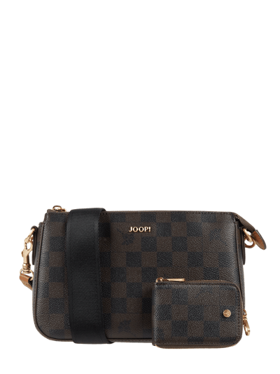 JOOP! Crossbody Bag mit Karomuster Dunkelbraun 1