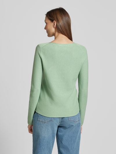 Marc O'Polo Regular Fit Strickpullover aus weicher Baumwolle Mint 5