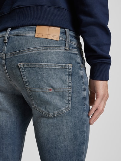 Tommy Jeans Slim fit jeans in 5-pocketmodel, model 'SCANTON' Donkerblauw - 3