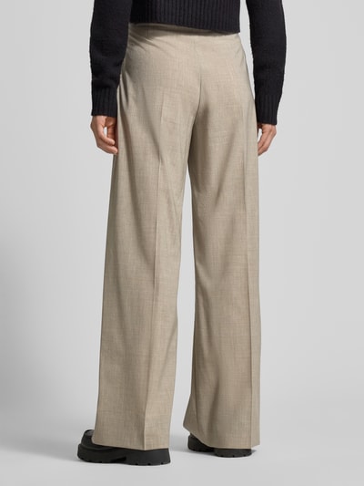 BOSS Regular Fit Bundfaltenhose aus Schurwolle Modell 'TIANA4' Beige 5