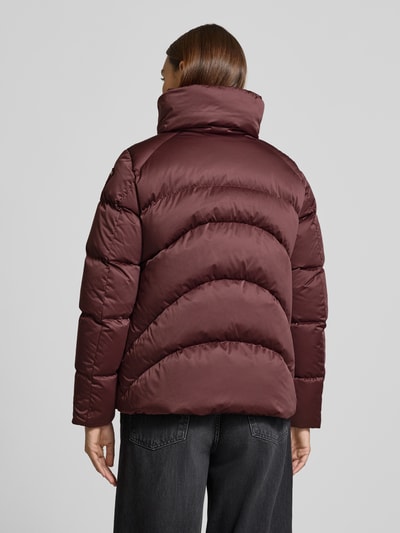 Blauer USA Steppjacke mit Zweiwege-Reißverschluss Bordeaux 5