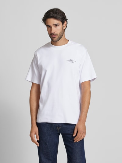 Jack & Jones Premium T-Shirt mit Label-Print Modell 'LACHAD' Weiss 4