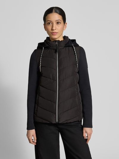Christian Berg Woman Selection Slim Fit Steppjacke mit gefüttertem Stehkragen Black 4