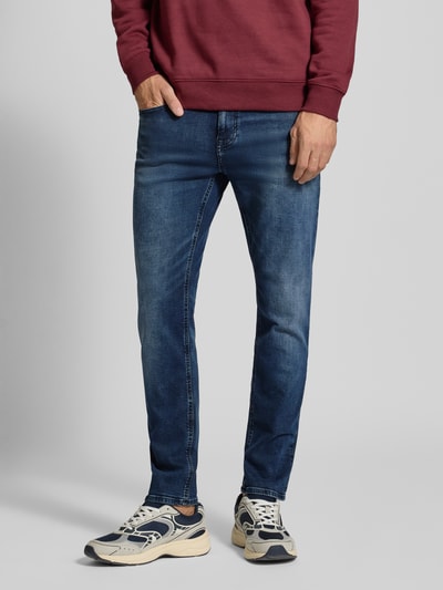 Tommy Jeans Slim fit jeans van katoenmix Donkerblauw - 4