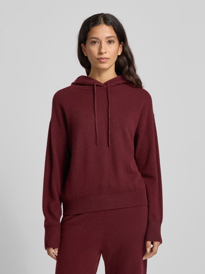 Jake*s Casual Hoodie aus Kaschmir Aubergine 4
