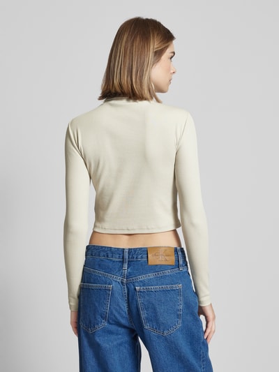 Calvin Klein Jeans Longsleeve mit Rollkragen Beige 5