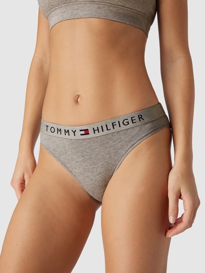 TOMMY HILFIGER Slip van een mix van katoen en elastaan  Lichtgrijs - 3