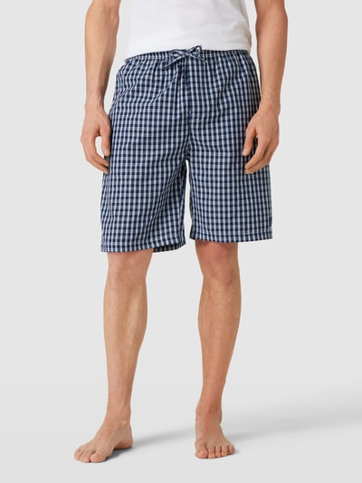 Gant Korte pyjamabroek met all-over motief Donkerblauw - 4