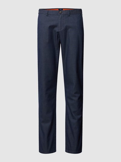 MCNEAL Slim Fit Chino mit Strukturmuster Marineblau 2