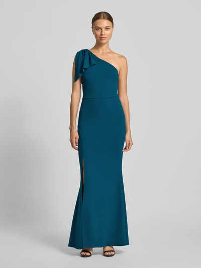 Lipsy Avondjurk met one shoulder-band Petrol - 4
